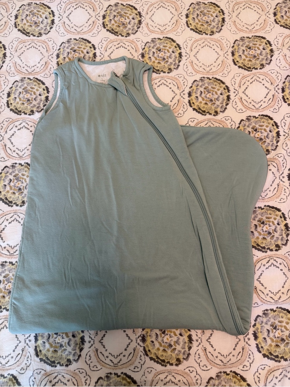 Kyte BABY Sage Green Sleeveless Zip Sleep Sack